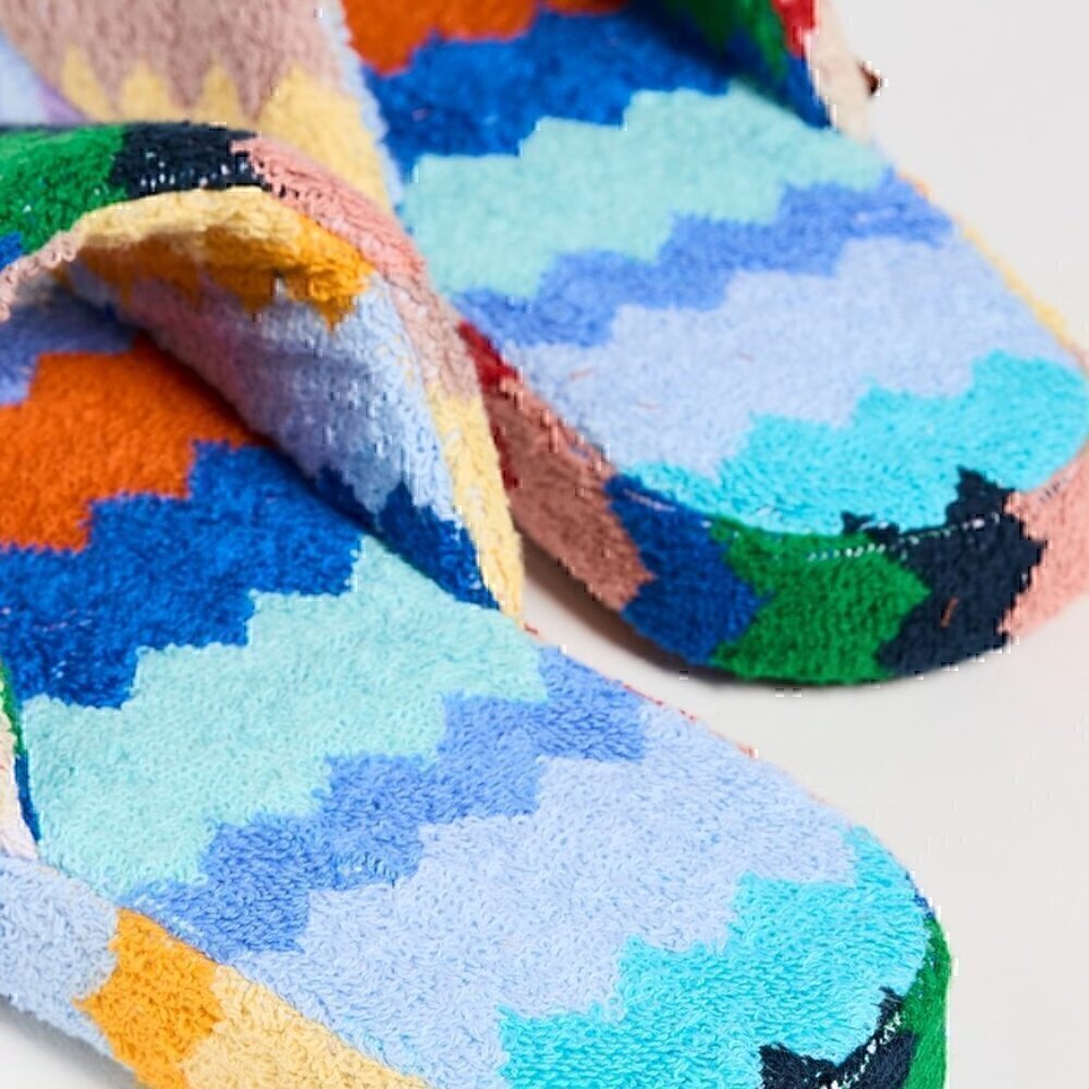 NWT! Missoni Cecil Open Slippers Terry Cloth Size XL - Picture 4 of 14